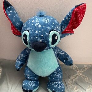 Build A Bear Disney Aloha Christmas Stitch Snowflakes 15'' Plush Stuffed Animal